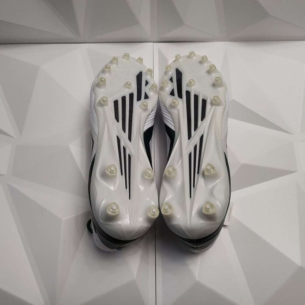 Adidas Mens Football Cleats 16 White Green Shoe Lacrosse Freak Carbon Low - Picture 12 of 14